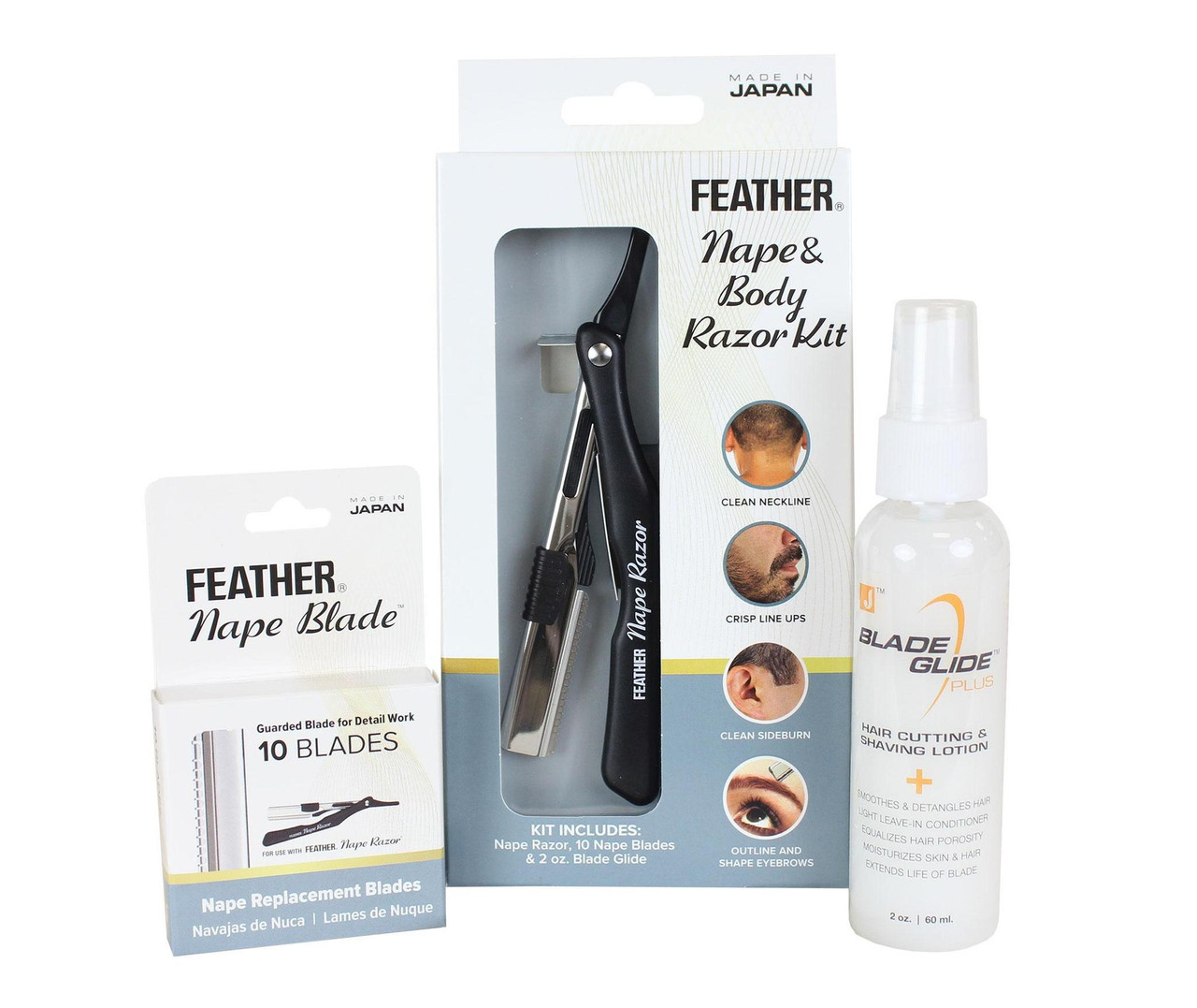 Feather Nape & Body Razor Kit