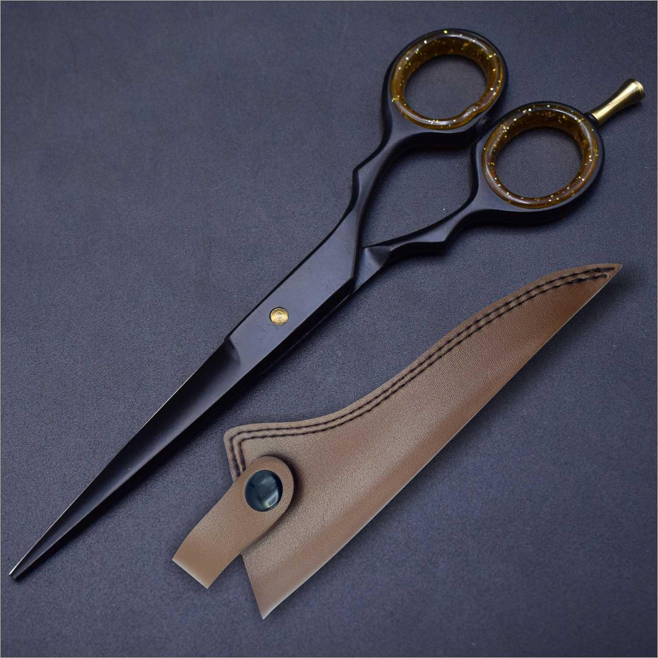 ABBS Shear Matte Black 6.5" Shear Atlanta Barber and Beauty Supply