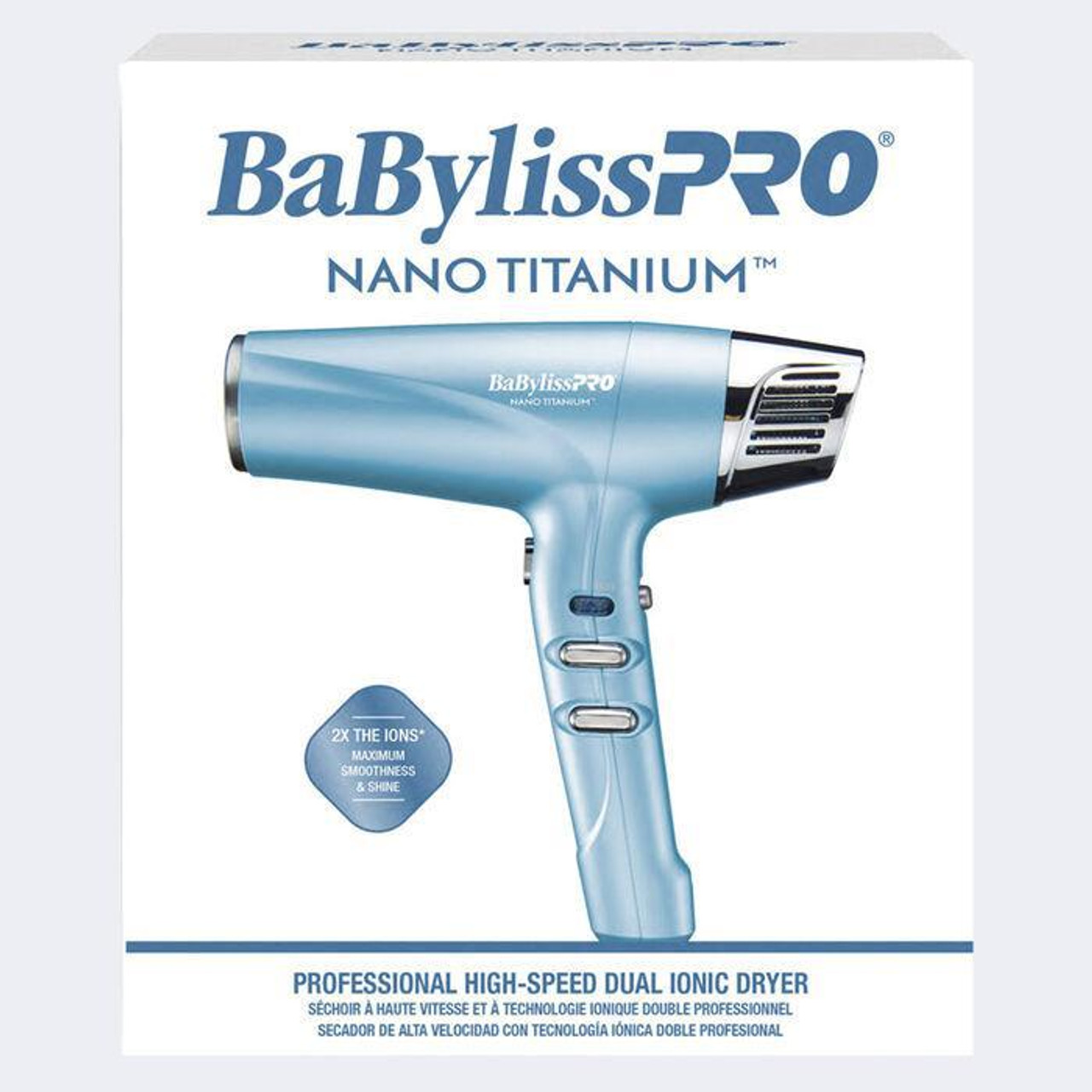 BabylissPro® Nano Titanium™ Professional High Speed Dual Ionic