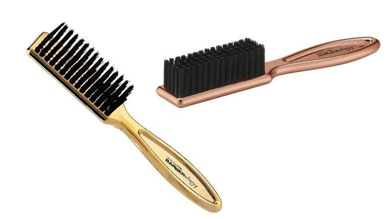 BabylissPro Clipper Cleaning/Fade Brush Gold or Rose Gold