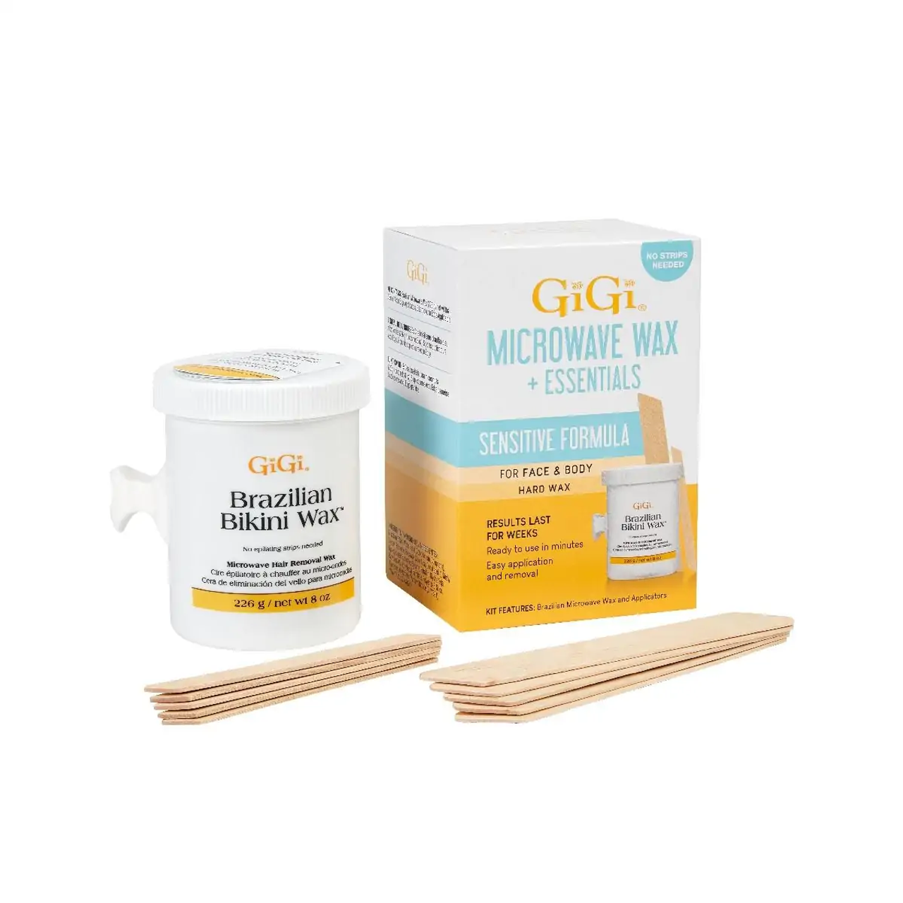 GiGi Microwave Wax + Essentials Sensitive Formula