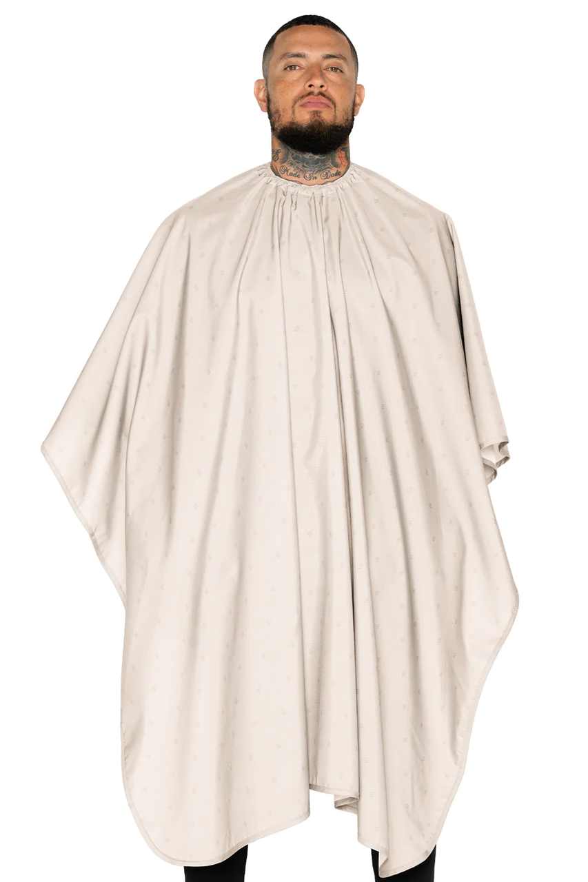Cutting Cape - Barber Strong Khaki Shield