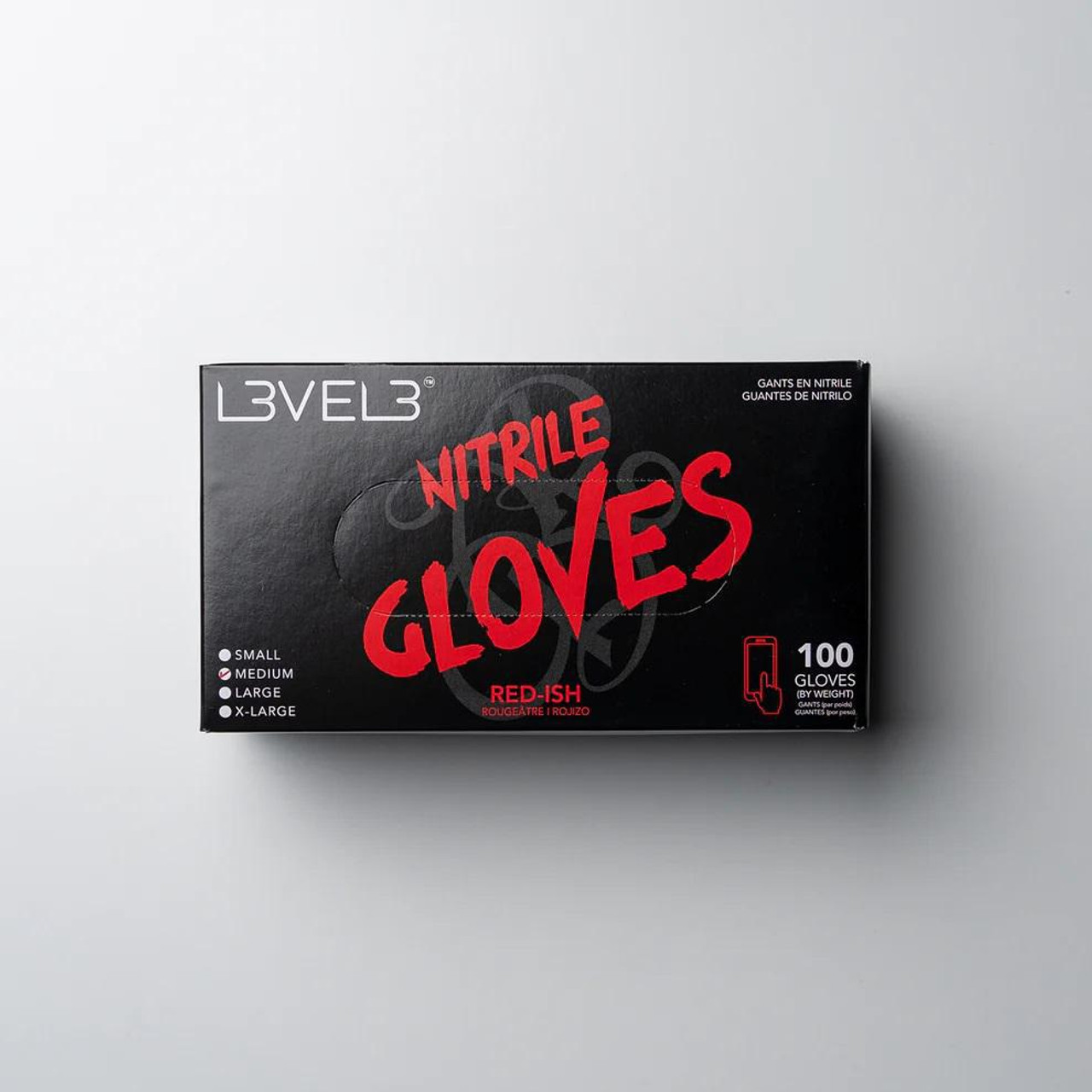 Level3 Nitrile Gloves - Red