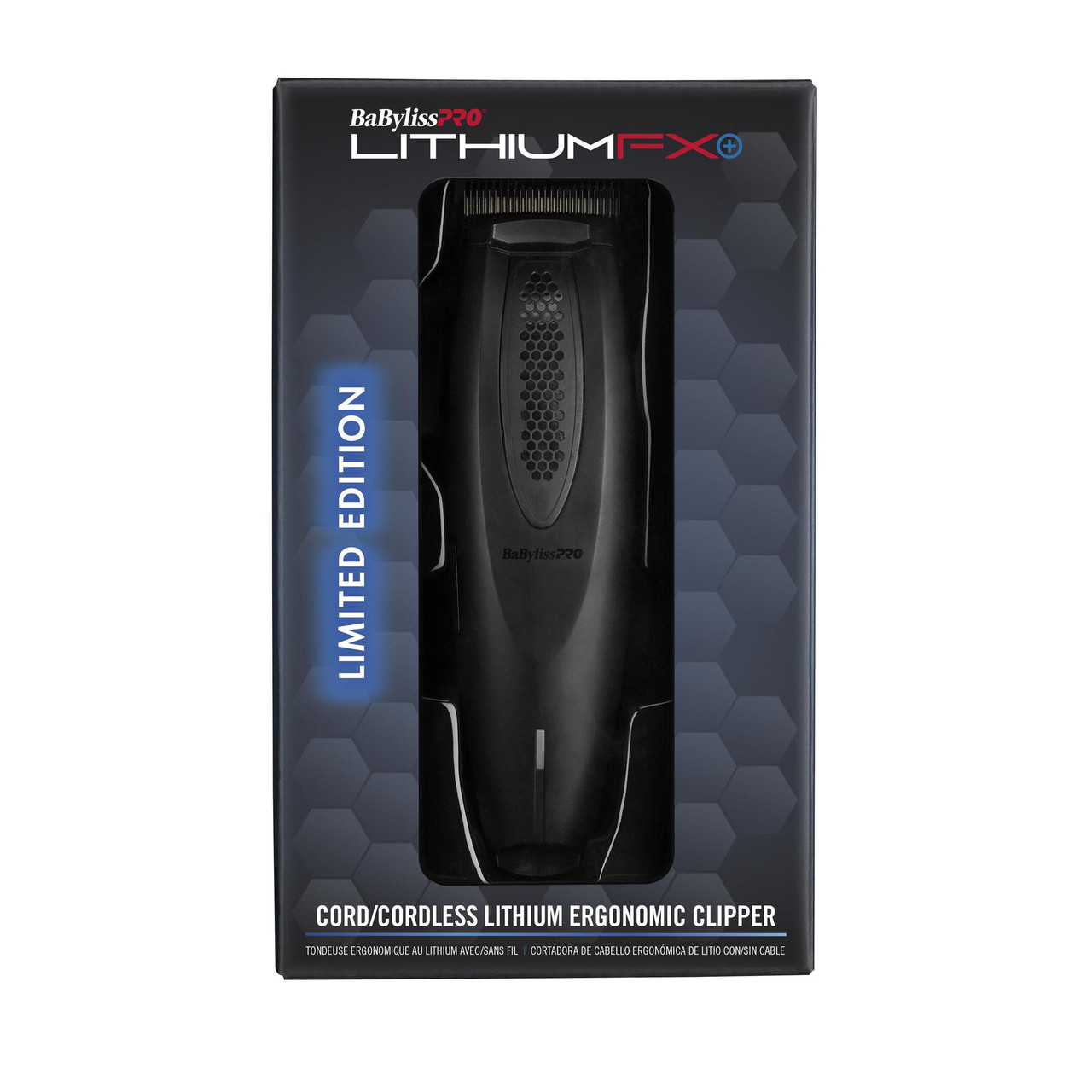 BABYLISSPRO LITHIUMFX+ LIMITED EDITION MATTE BLACK CLIPPER