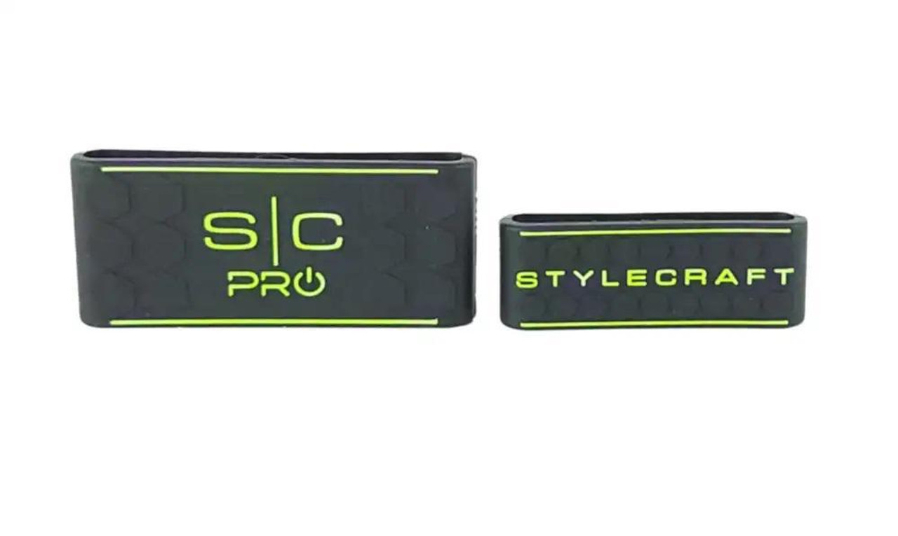 STYLECRAFT PRO BARBER HAIR CLIPPER AND TRIMMER GRIP BAND SET OF 2