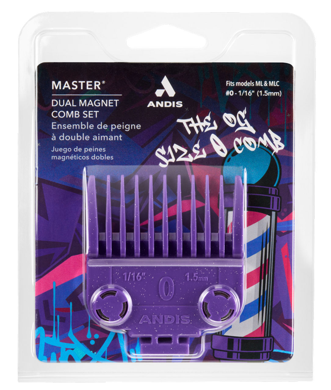 Andis Master® Dual Magnet OG Size 0 Comb