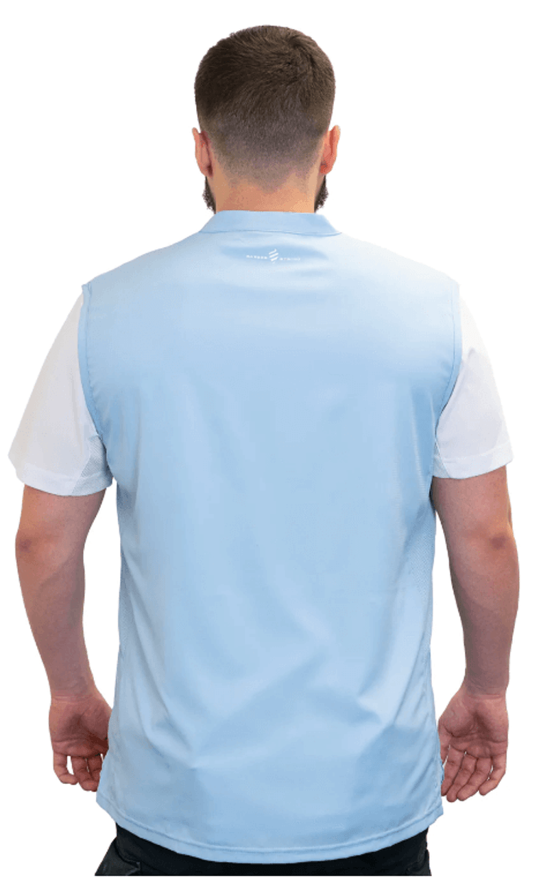 Barber Vest - Barber Strong Arctic Blue