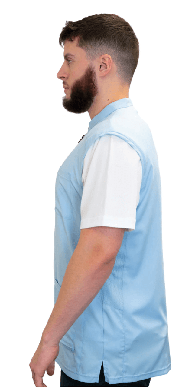Barber Vest - Barber Strong Arctic Blue