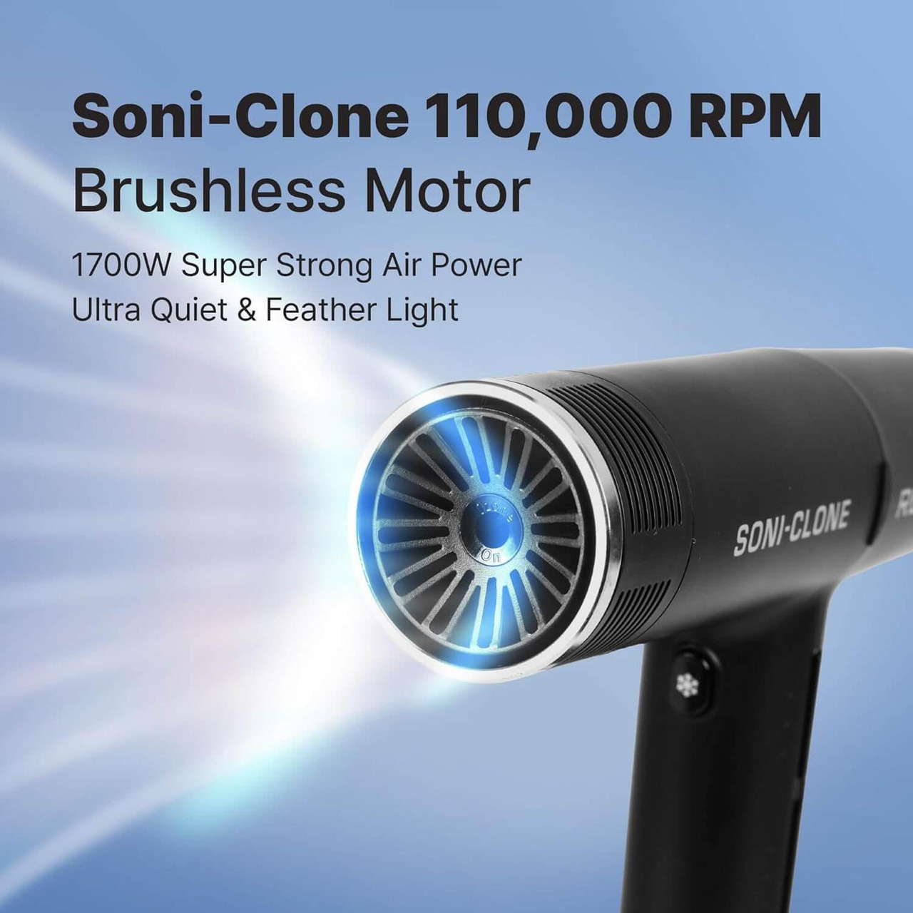 RED Pro Hair Dryer Soni-Clone 110,000 RPM High Speed Dryer