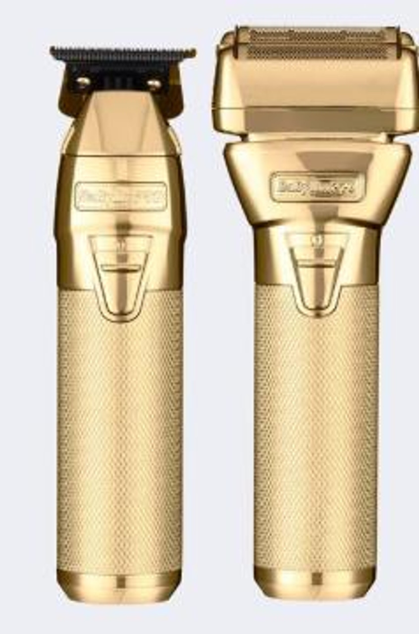BaBylissPRO® FXONE GoldFX Trimmer & Foil Shaver Prepack w/ Battery & Charger