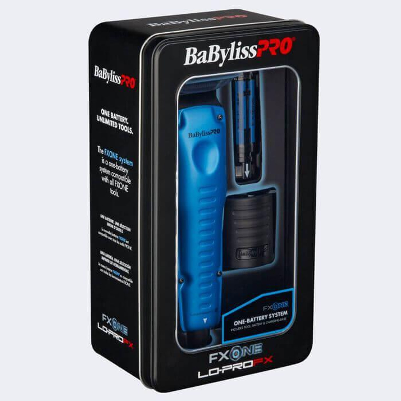 BaBylissPRO® FXONE™ Lo-ProFX Limited Edition Black & Blue Clipper - Special Buy! BaBylissPRO® FXONE™ Lo-ProFX Limited Edition Black & Blue Clipper - Special Buy!