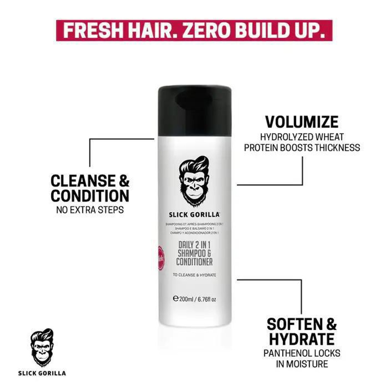 Slick Gorilla - Daily Shampoo 2 in 1 Slick Gorilla - Daily Shampoo 2 in 1