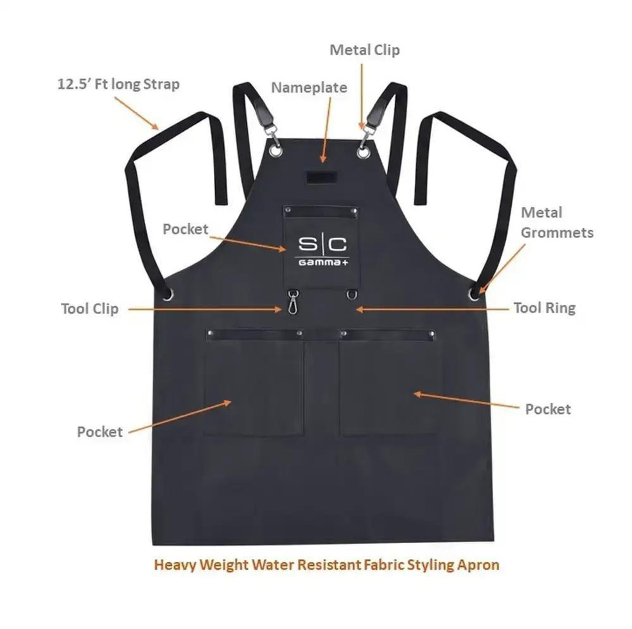 Apron - Stylecraft Gamma+ Black Apron - Stylecraft Gamma+ Black