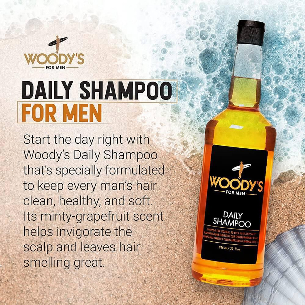Woody's Daily Shampoo 32 fl oz Woody's Daily Shampoo 32 fl oz