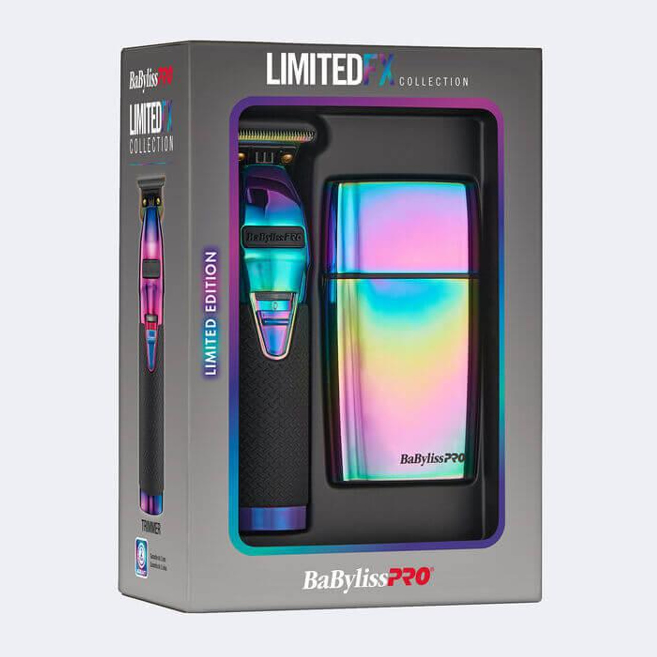 BaBylissPRO® LimitedFX Iridescent Trimmer and Double-Foil Shaver Gift Set