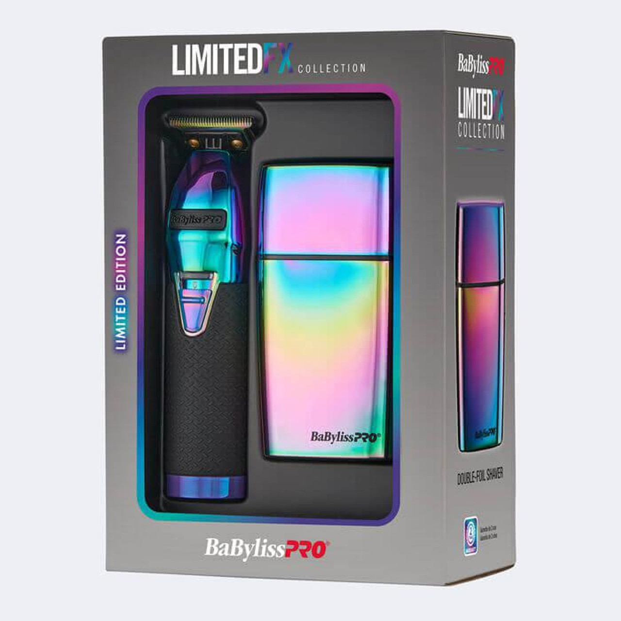BaBylissPRO® LimitedFX Iridescent Trimmer and Double-Foil Shaver Gift Set