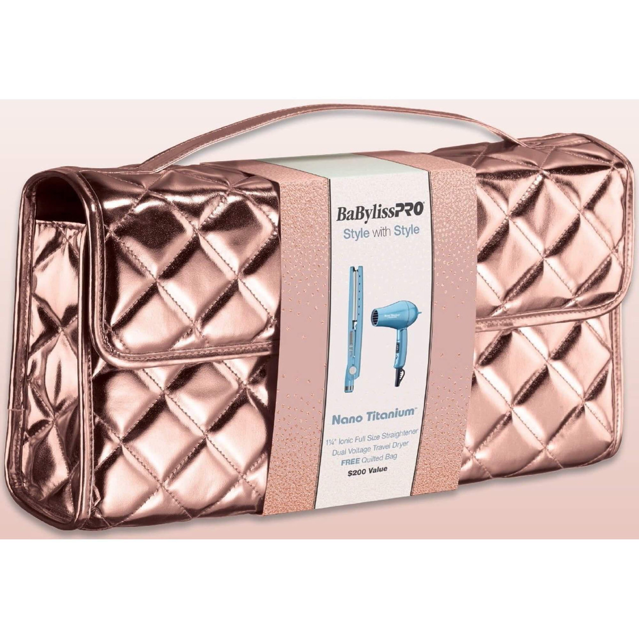 BaBylissPRO® Professional Dryer & Iron Set with Free Bag