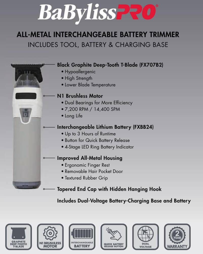 BabylissPro FXOne Trimmer All Metal Limited Edition