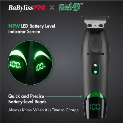 BaBylissPRO® x Tomb45® Wireless-Charging Clipper & Trimmer Set