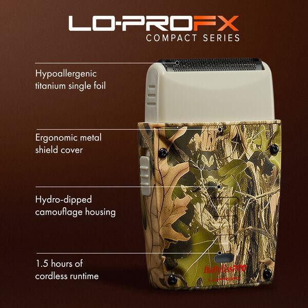 BaBylissPRO® Limited Edition Camo Collection LO-PROFX Compact Single-Foil Shaver
