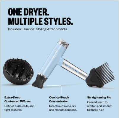 BaBylissPRO® Nano Titanium™ Limited Edition Nano Light Ionic Dryer (Iced Blue)