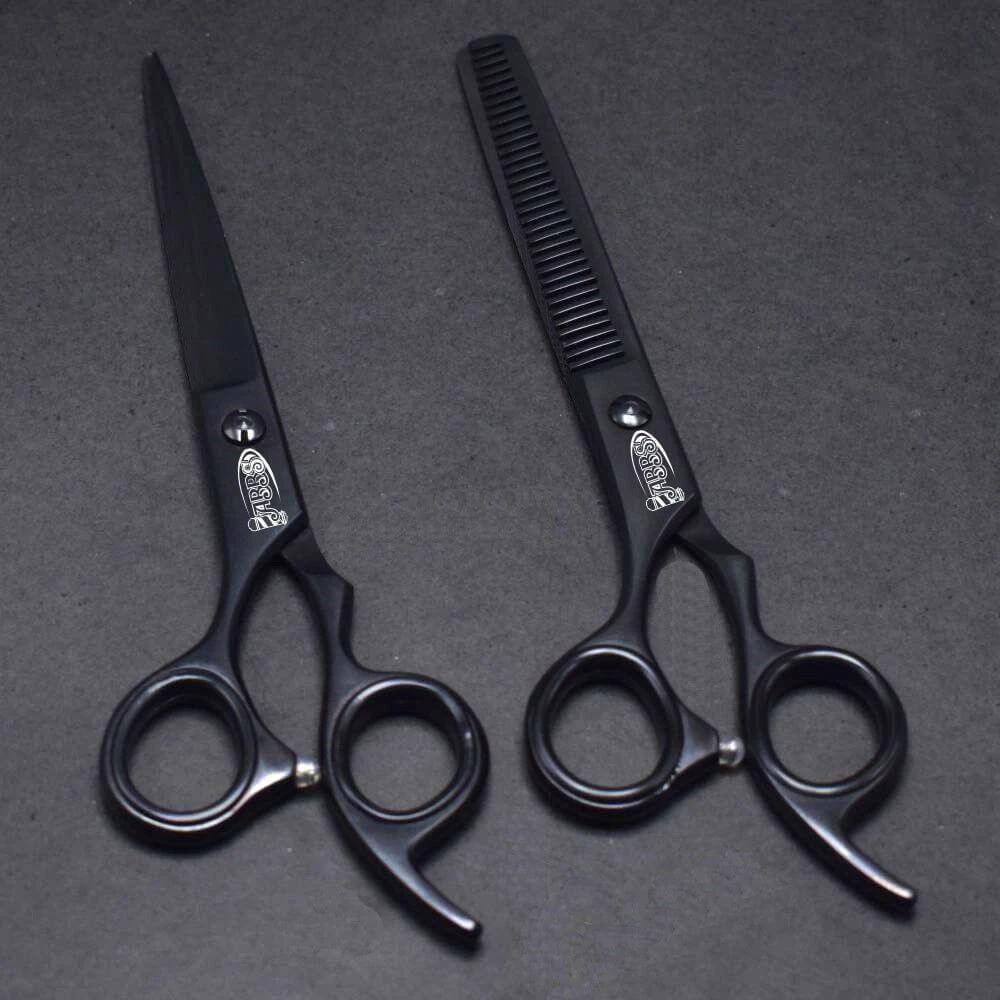 ABBS Shear Set - LEFTY 7.5" Shear and Thinning Shear Black