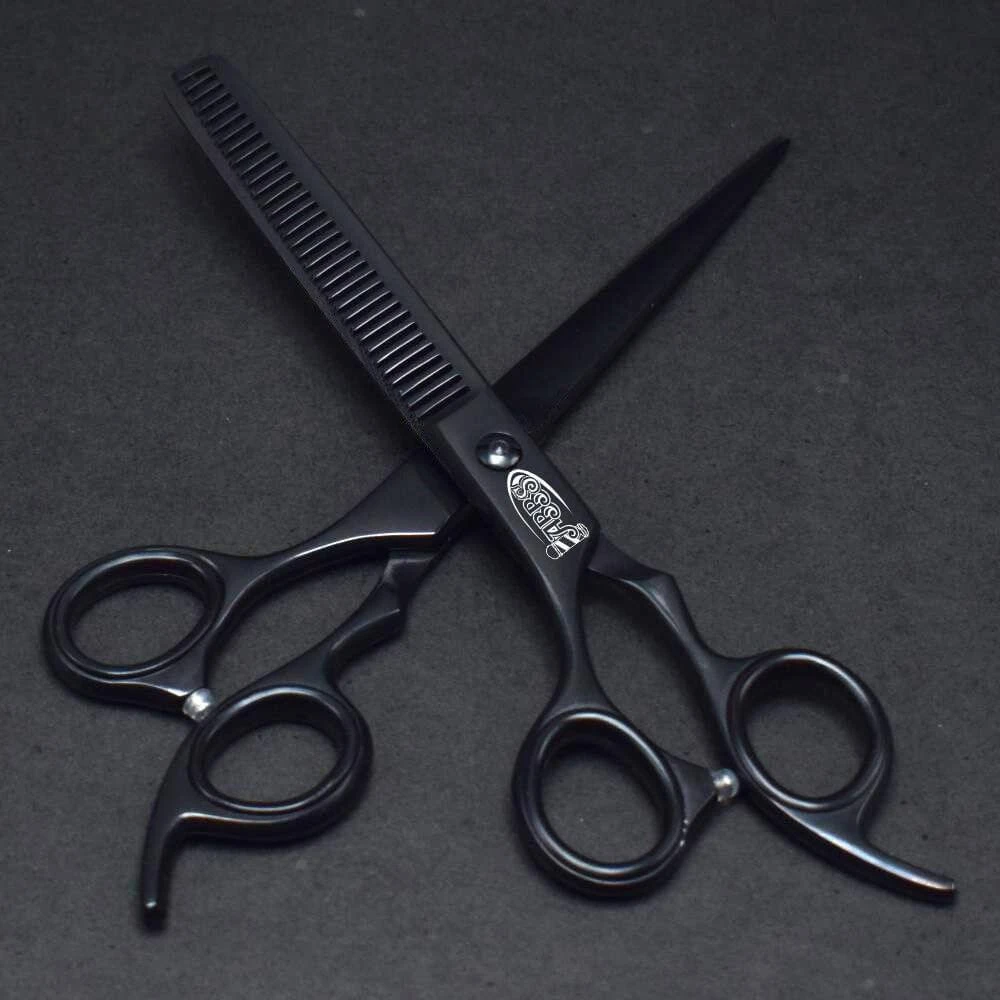 ABBS Shear Set - LEFTY 7.5" Shear and Thinning Shear Black