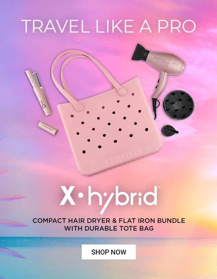 Gamma+ X Hybrid Bundle - Dryer, Iron & Tote - Atlanta Barber and