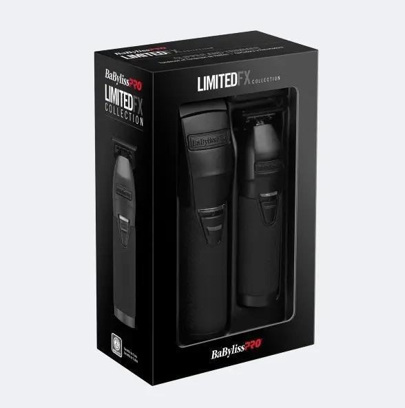 BaBylissPRO® BlackFX+ All-Metal Clipper & Trimmer Prepack