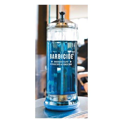 Barbicide Disinfectant Jar Large Atlanta Barber and Beauty Supply