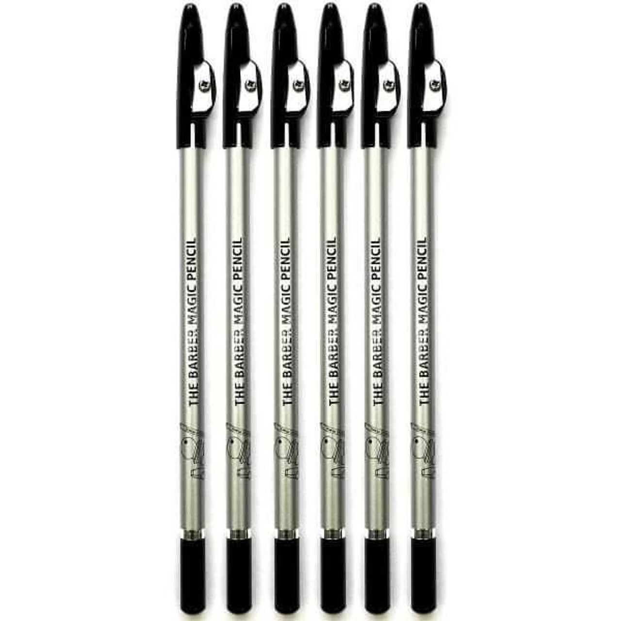 (2) Black Ice Spray Barber Pencils (White)