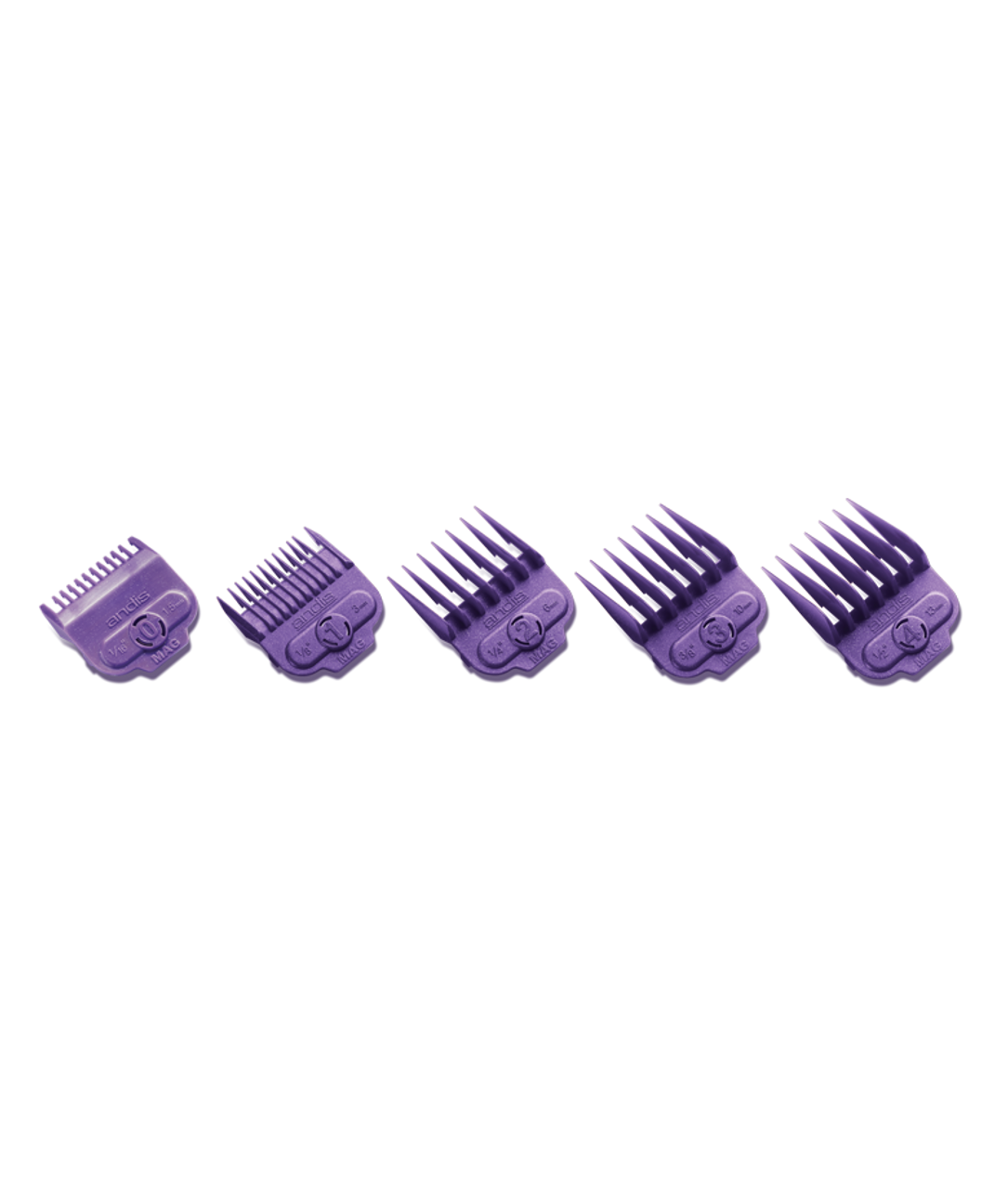 Andis Nano-Silver Single Magnet Guard Set Small Sizes