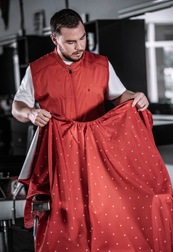 Barber Vest - Barber Strong Red