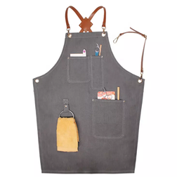 ABBS Grey Denim Apron