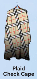 Cutting Cape - Plaid Check