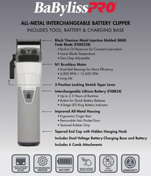 BabylissPro FXOne Clipper All Metal Limited Edition