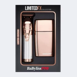 BaBylissPRO® LimitedFX Rose Gold Trimmer and Double Foil Shaver Gift Set