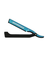 Dovo Shavette Blue Aluminum with Black Plastic Handle