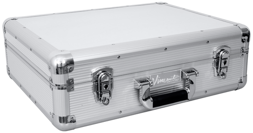 Clipper and Accessory Carry Case Large Silver - Atlanta Barber and