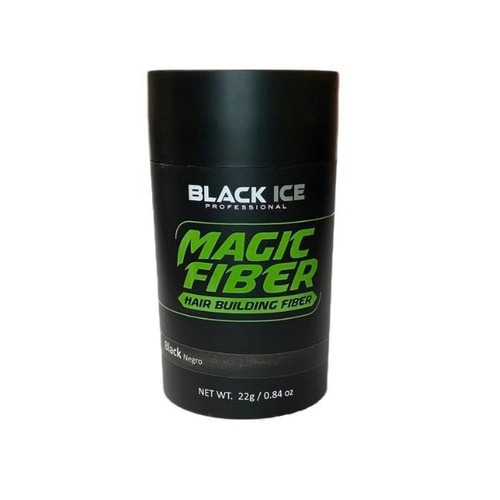 Black Ice Hair Building Fiber - Dark Brown