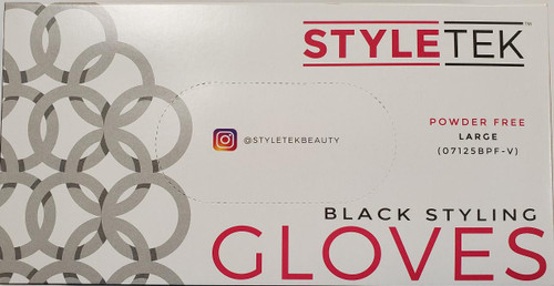 Gloves - Black Vinyl Large - Atlanta Barber and Beauty Supply