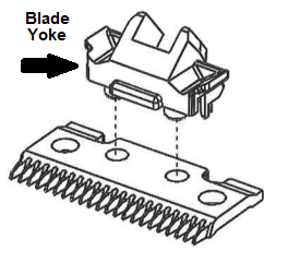 Andis Cordless Master Replacement Blade Yoke - Atlanta Barber