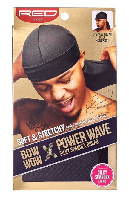 Red by Kiss Bow Wow x Power Wave Lit Silky Durag