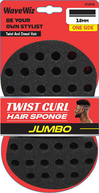 Sponge Hair Rack Hair Sponge - Jumbo Single Side - Atlanta Barber and Beauty Supply