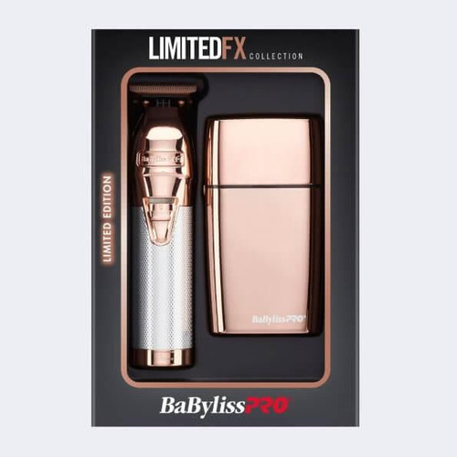 BaBylissPRO® LimitedFX Rose Gold Trimmer and Double Foil Shaver
