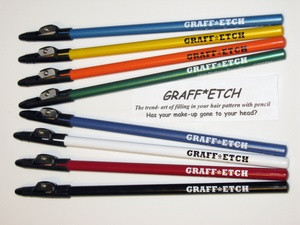  Graff Etch Hair Pattern Pencils 8 Piece Set : Beauty