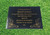Personalised  Granite Memorial Plaque with Lily Design (Layflat Display)