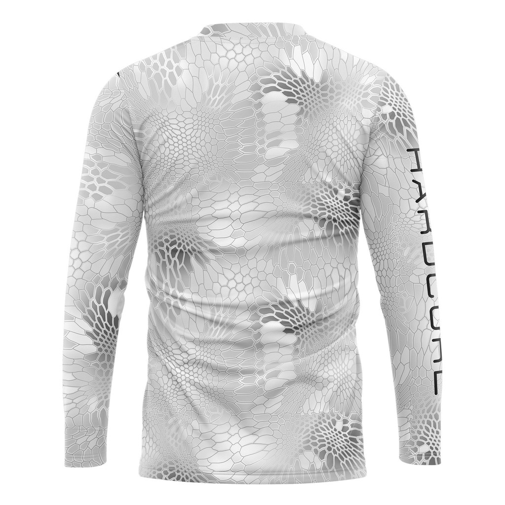 Snow Camo - UPF 50 Long Sleeve Sun Shirt