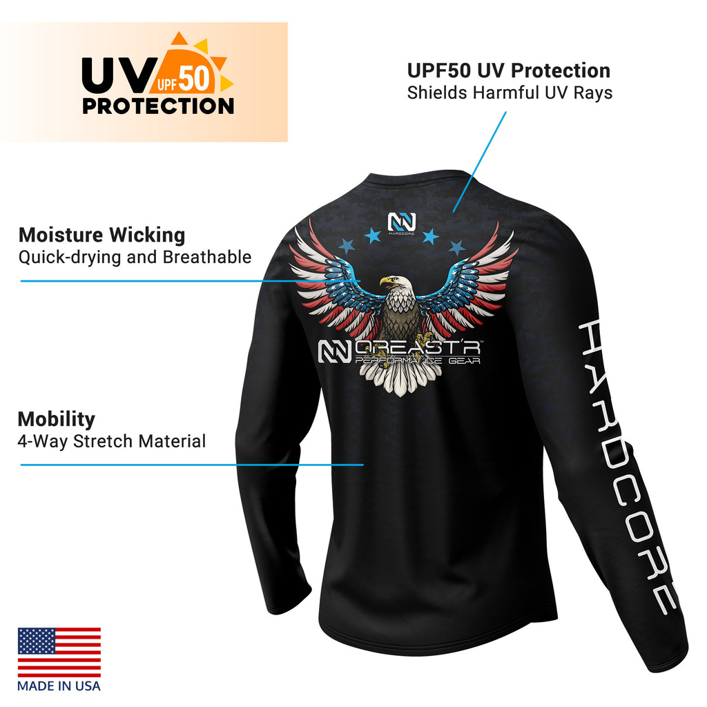 American Eagle -  UPF 50 Long Sleeve Performance Gear Shirt