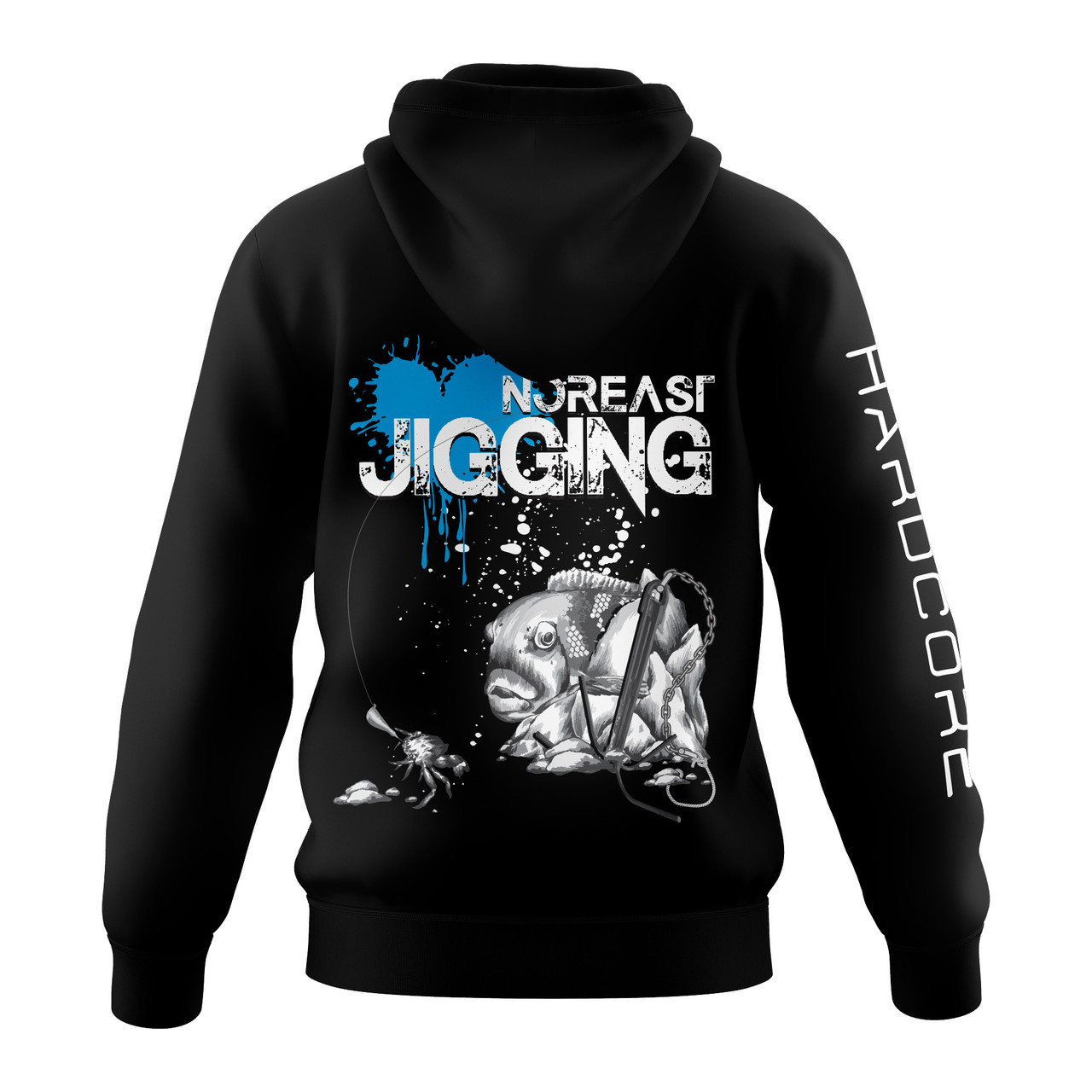 XXL NORIKIYO 'behind bars' Hoodie パーカー NOREAST'R - Noreast Jigging - Fleece Hoodie - Hardcore Series